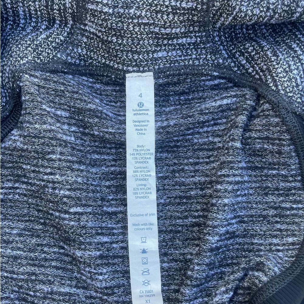 lululemon athletica Gray and Black Cowl Neck Sweater - Picture 5 of 7